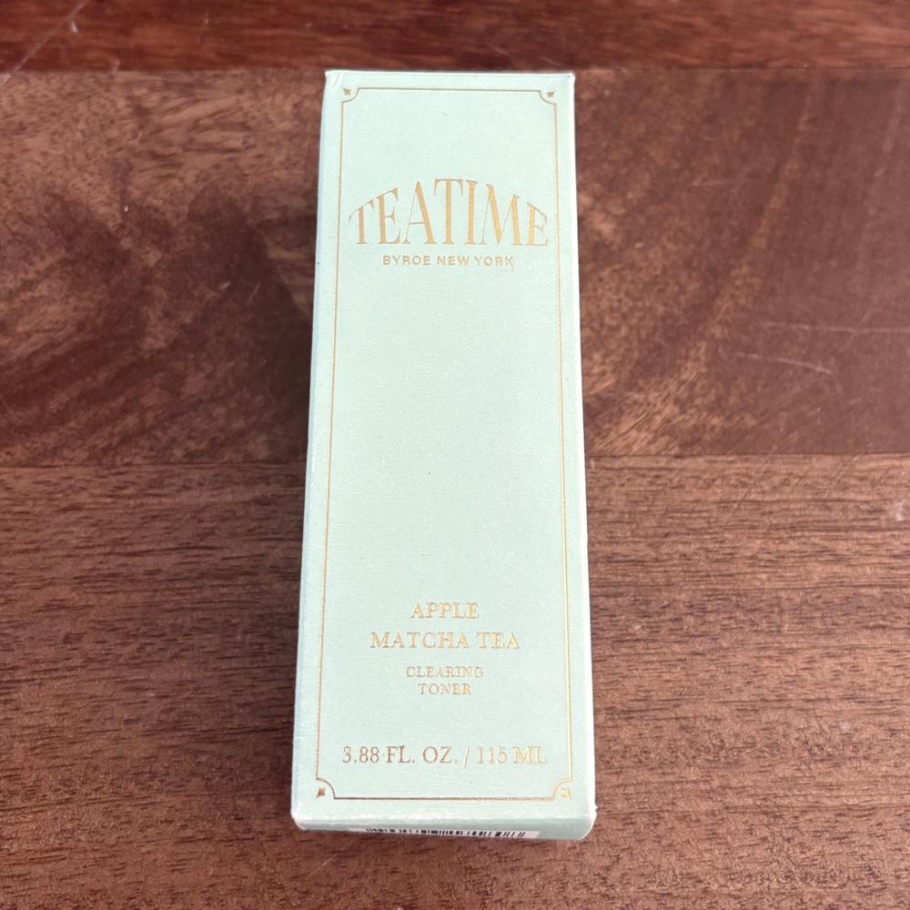 BNIB Byroe Tea Time Apple Matcha Tea Clearing Toner
